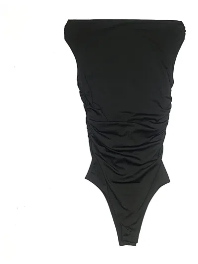 Pre-owned Gaze Bodysuit In Black