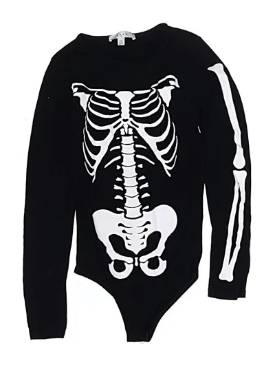 Pre-owned Gaze Bodysuit In Black