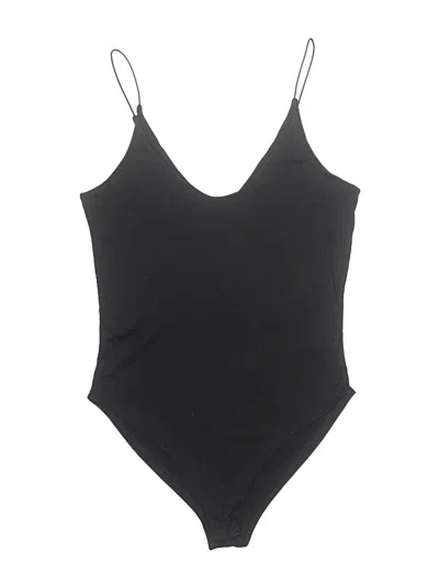 Pre-owned Gaze Bodysuit In Black
