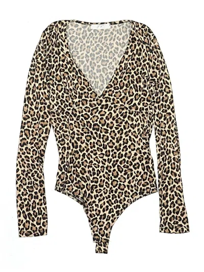 Pre-owned Gaze Bodysuit In Brown