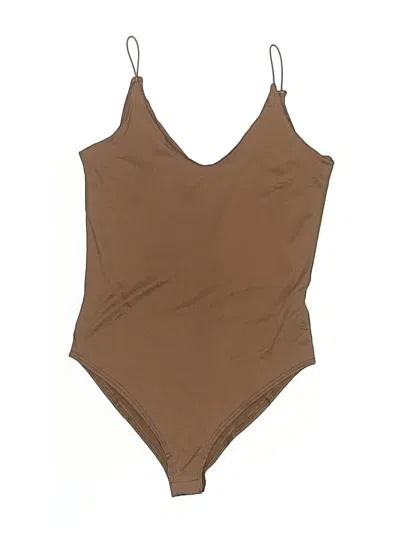 Pre-owned Gaze Bodysuit In Brown