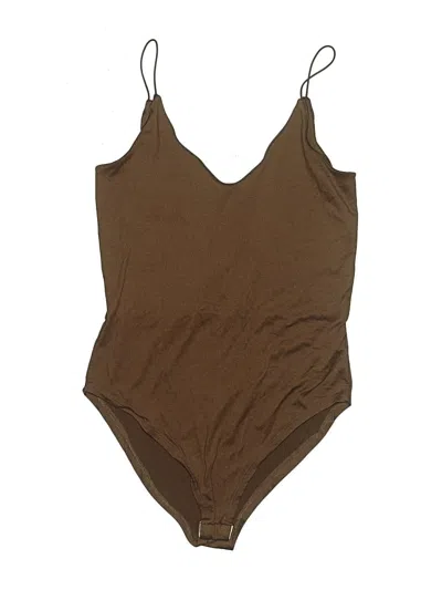 Pre-owned Gaze Bodysuit In Brown
