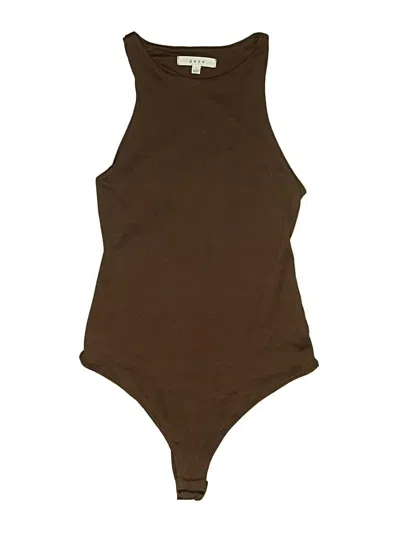 Pre-owned Gaze Bodysuit In Brown