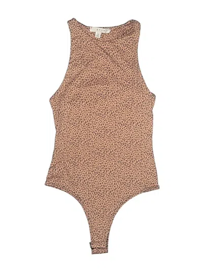Pre-owned Gaze Bodysuit In Brown