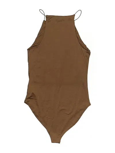 Pre-owned Gaze Bodysuit In Brown