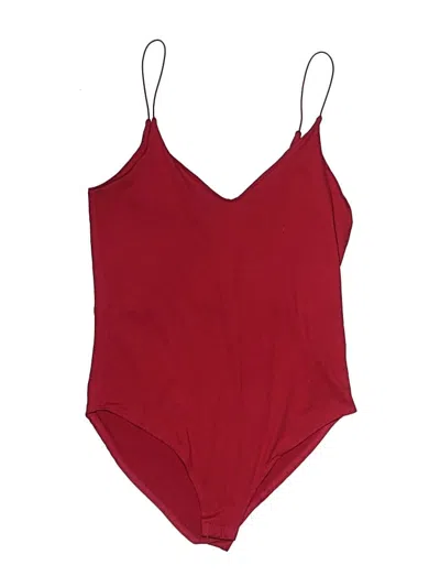 Pre-owned Gaze Bodysuit In Burgundy
