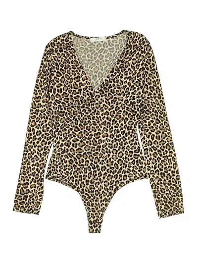 Pre-owned Gaze Bodysuit In Gold