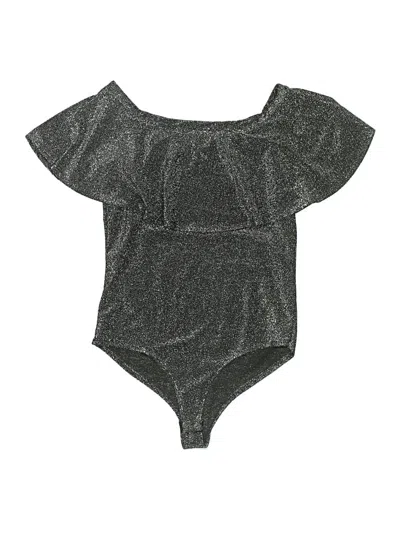 Pre-owned Gaze Bodysuit In Gray