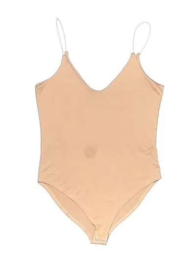 Pre-owned Gaze Bodysuit In Tan
