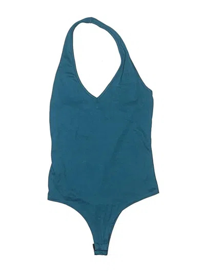 Pre-owned Gaze Bodysuit In Teal