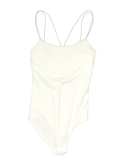 Pre-owned Gaze Bodysuit In White