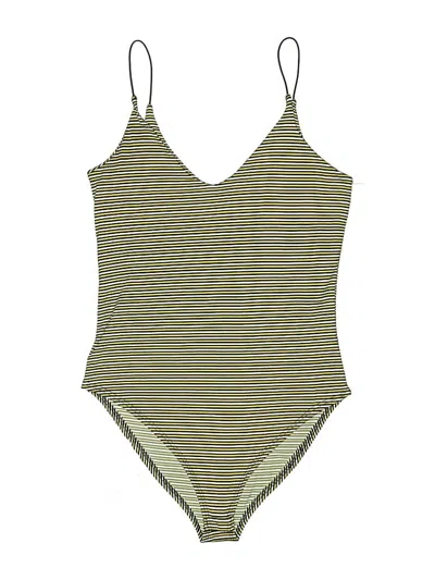 Pre-owned Gaze Bodysuit In Yellow