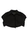Gaze De Lin Button-up Jacket In Black