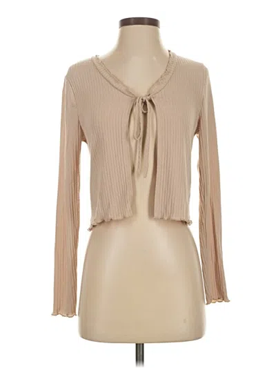 Pre-owned Gaze Long Sleeve Blouse In Brown