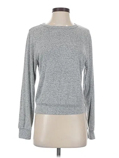 Pre-owned Gaze Long Sleeve Top Silver Turtleneck Tops
