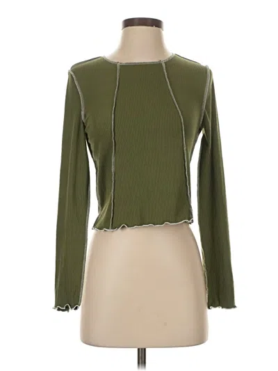 Pre-owned Gaze Long Sleeve T-shirt In Green