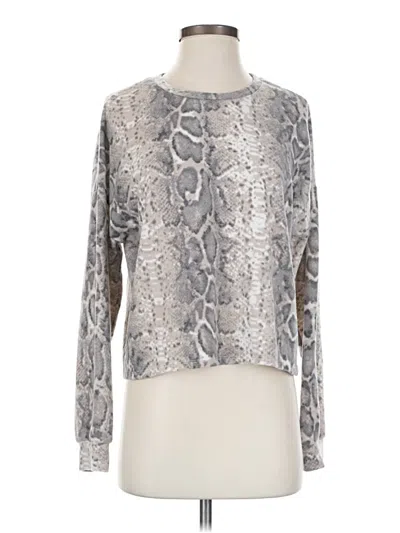 Pre-owned Gaze Pullover Sweater In Silver