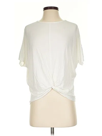 Pre-owned Gaze Short Sleeve T-shirt In White