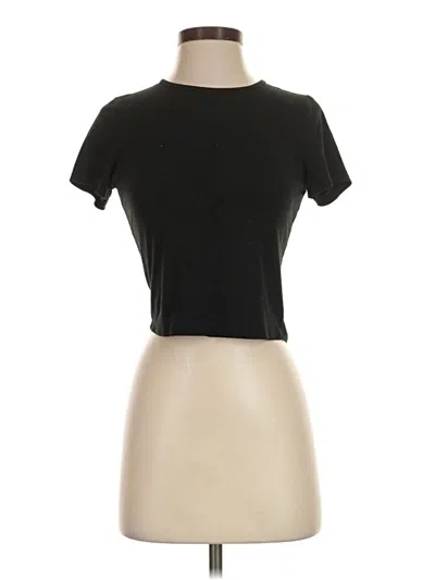 Pre-owned Gaze Short Sleeve Turtleneck In Black
