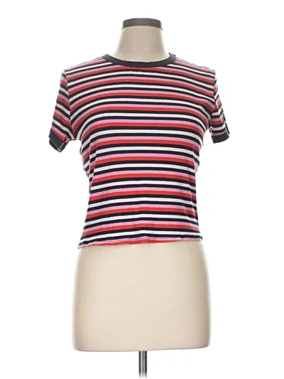 Pre-owned Gaze Short Sleeve Turtleneck In Red