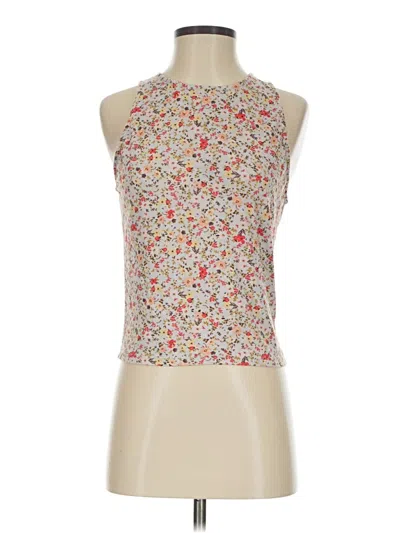 Pre-owned Gaze Sleeveless Blouse In Ivory