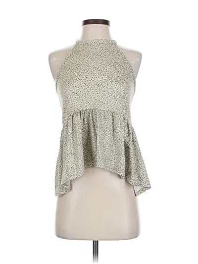 Pre-owned Gaze Sleeveless Blouse In Silver