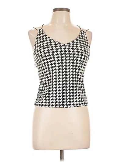 Pre-owned Gaze Sleeveless Top Black Sweetheart Neckline Tops