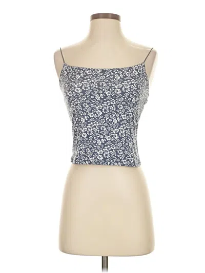 Pre-owned Gaze Sleeveless Top Blue Strapless Neckline Tops