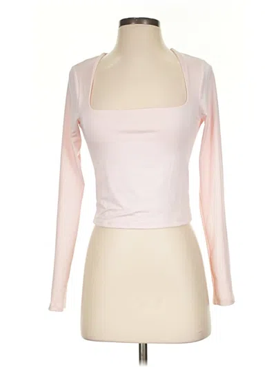 Pre-owned Gaze Tank Top Pink Halter Neckline Tops