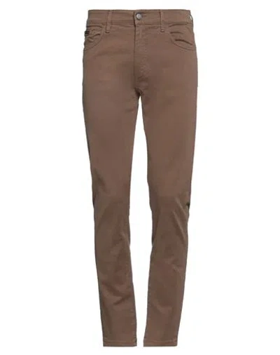 Gazzarrini Man Jeans Khaki Size 30 Cotton, Elastane In Beige