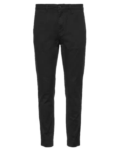 Gazzarrini Man Pants Black Size 34 Cotton, Elastane In Multi