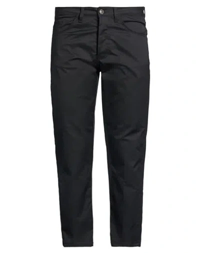 Gazzarrini Man Pants Black Size 34 Cotton, Elastomultiester, Polyester
