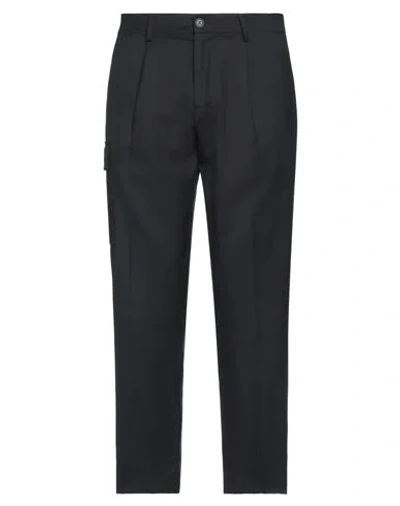 Gazzarrini Man Pants Black Size 32 Polyester, Virgin Wool, Elastane