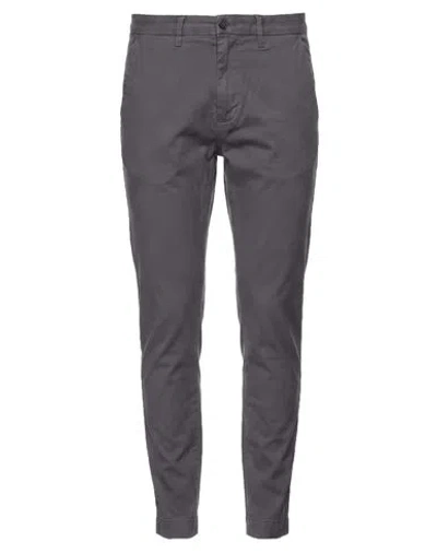 Gazzarrini Man Pants Grey Size 32 Cotton, Elastane In Gray