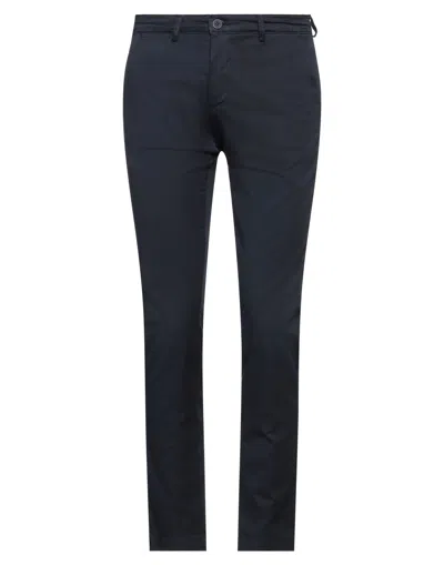 Gazzarrini Man Pants Midnight Blue Size 34 Cotton, Elastane