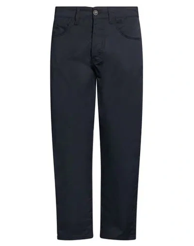 Gazzarrini Man Pants Midnight Blue Size 34 Cotton, Elastomultiester, Polyester