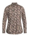 Gazzarrini Man Shirt Charcoal Size Xl Cotton, Elastane In Grey