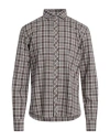 Gazzarrini Man Shirt Cocoa Size Xxl Cotton In Brown