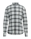 Gazzarrini Man Shirt Light Grey Size Xxl Cotton In Grey
