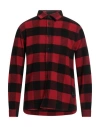 Gazzarrini Man Shirt Red Size Xxl Acrylic In Red