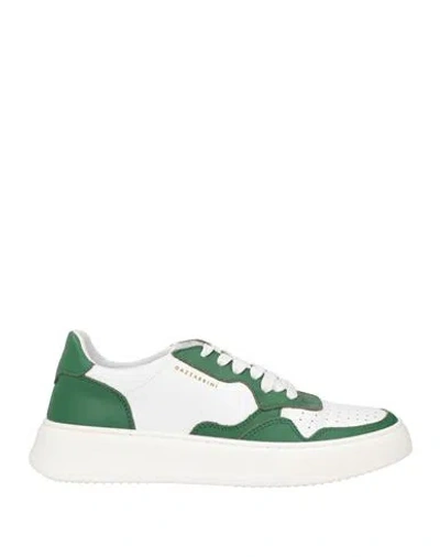 Gazzarrini Man Sneakers White Size 12 Soft Leather
