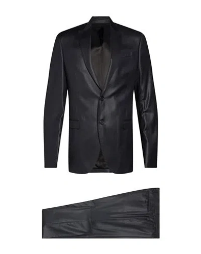 Gazzarrini Man Suit Midnight Blue Size 36 Polychloride, Wool, Elastane