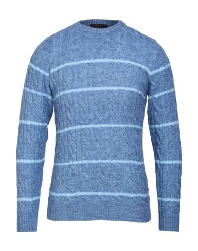 Gazzarrini Man Sweater Light Blue Size M Acrylic, Polyester, Elastane