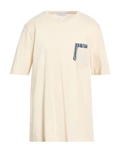 Gazzarrini Man T-shirt Cream Size 3xl Cotton In Neutral