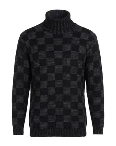 Gazzarrini Man Turtleneck Black Size M Acrylic, Wool