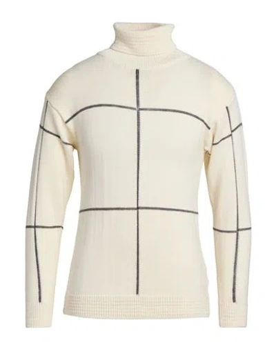 Gazzarrini Man Turtleneck Off White Size S Merino Wool, Acrylic
