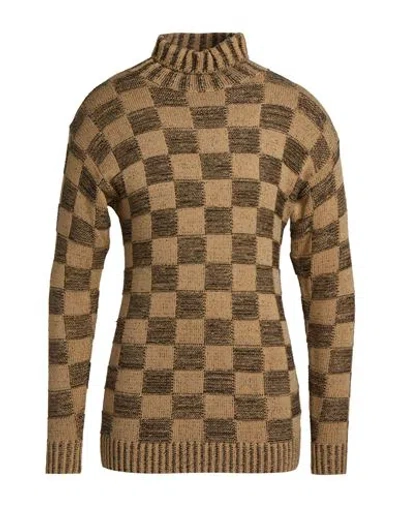Gazzarrini Man Turtleneck Sand Size L Acrylic, Wool