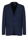 Gazzarrini Navy Blue Wool Blend Suit In Blue