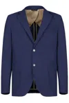 Gazzarrini X Michele Franzese Tailored Single-breasted Blazer In Wool-viscose Blend