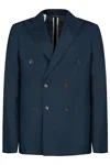 Gazzarrini X Michele Franzese Double-breasted Blazer In Blue
